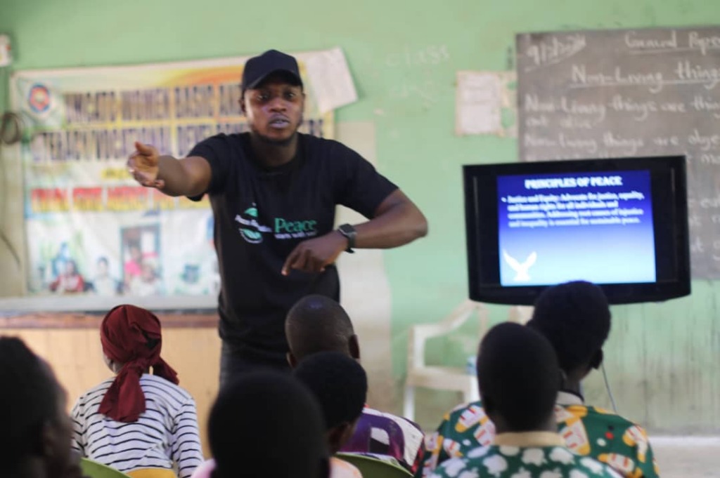 Group discussion on conflict resolution